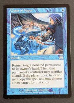 MTG Card - 1x Chain of Vapor - Onslaught - LP - Vintage - MAgic The Gathering 73 - Image 1
