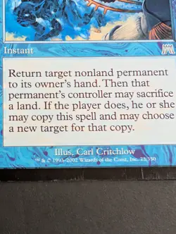 MTG Card - 1x Chain of Vapor - Onslaught - LP - Vintage - MAgic The Gathering 73 - Image 4