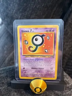 Pokemon TCG Unown Black Star Promo Card #38 LP Condition - Image 1