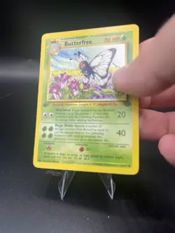 (NM) Butterfree 1st ed Jungle 33/64 Pokemon Card - WOTC - SEE PICS - Image 2