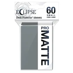 60 Ultra Pro Matte Eclipse Smoke Grey Small Card Sleeves Deck Protectors tcg - Image 1