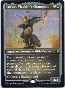 #476 Lae'zel, Vlaakith's Champion (Foil Etched) Commander Legends Baldur's Gate - Image 1