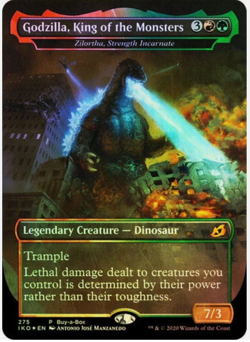 Godzilla King of Monsters Zilortha, Strength Incarnate Foil promo Mtg (Mint-Nm) - Image 1