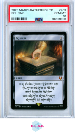 SOL RING MAGIC THE GATHERING TLC THE RINGS TALES OF MID EARTH CO 2023 409 PSA 10 - Image 1