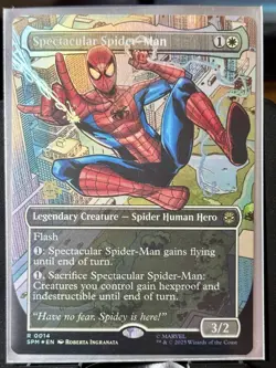 Spectacular Spider-Man (Borderless) - FOIL - MTG - SPM - 0014 - RARE ~ NM - Image 2