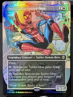 Spectacular Spider-Man (Borderless) - FOIL - MTG - SPM - 0014 - RARE ~ NM - Image 3