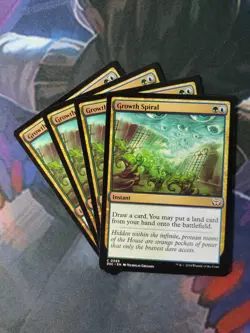 Growth Spiral x 4 | 7% Off 2+ | Duskmourn | NM MTG - Image 1