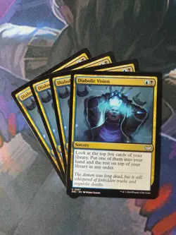 Diabolic Vision x 4 | 7% Off 2+ | Duskmourn | NM MTG - Image 1