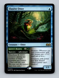 Elusive Otter Wilds of Eldraine Non-Foil MTG NM - Image 1