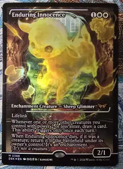Enduring Innocence (Showcase), Duskmourn: House of Horror, Foil, #386, MTG, MINT - Image 1