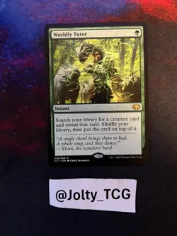 MTG Worldly Tutor Commander Collection: Green Regular - Image 1