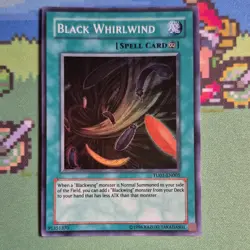 Yu-Gi-Oh! TCG Konami Black Whirlwind Spell-Continuous Turbo Pack TU01-EN005 - Image 1