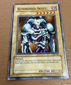 Yu-Gi-Oh Summoned Skull Konami Sample Promo Card SDY-004 Never Played NM-MT 1996 - Image 1