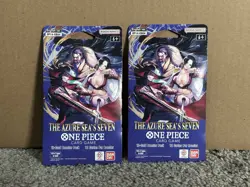 Bandai Namco One Piece Card Game The Azure Sea's Seven Booster Packs 2x English - Image 1