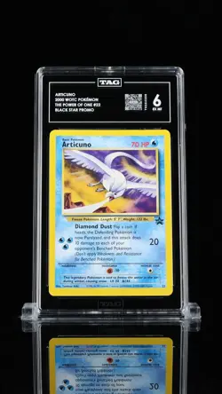 Articuno #22 WOTC Black Star Promo Pokemon Card Graded Tag 6 The Power Of One - Image 1