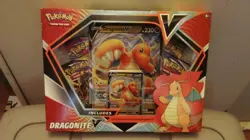 Pokemon TCG Dragonite V Box Includes 1 Foil Promo Card and 4 booster packs New - Image 1