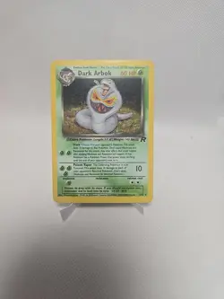 Pokemon Dark Arbok Holo Rare TCG Card 2/82 Error Card - Image 1