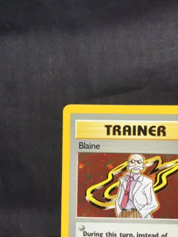 Pokemon Cards: Gym Challenge Rare Holo: Blaine 17/132 - Image 3