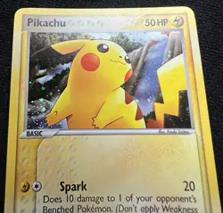 Pikachu 13/17 POP Series 4 Holo Vintage Pokemon Card - LP - Image 2
