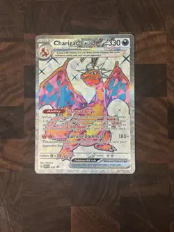 Pokemon TCG Charizard EX SVP056 Black Star Holo Promo Card NM/M Condition - Image 1