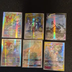 Pokemon VSTAR GX VMAX Tag Team Holo Card Lot - Arceus, Lugia, Shaymin (6) - Image 1