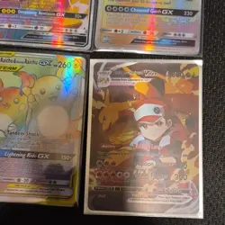 Pokemon GX Tag Team Holo Card Lot - Charizard, Pikachu, Raichu (6) - Image 3