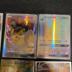 Pokemon GX Tag Team Holo Card Lot - Charizard, Pikachu, Raichu (6) - Image 4
