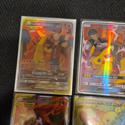 Pokemon GX Tag Team Holo Card Lot - Charizard, Pikachu, Raichu (6) - Image 5