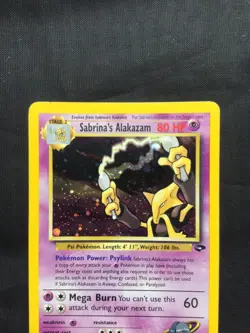 Pokemon Cards: Gym Challenge Rare Holo: Sabrina's Alakazam 16/132 - Image 2