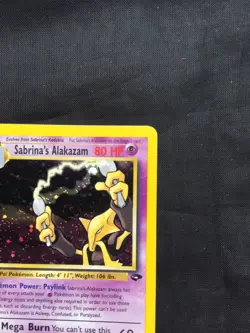Pokemon Cards: Gym Challenge Rare Holo: Sabrina's Alakazam 16/132 - Image 4