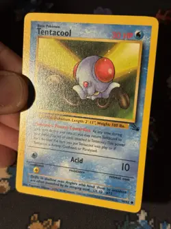 Pokemon Cards Tentacool 56/62 Fossil FIRST EDITION WOTC - (NM-) #1 - Image 2