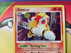 Entei 4/132 Holo Rare Secret Wonders Pokemon Card - Image 3