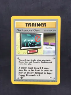 Pokemon Cards: Gym Heroes 1st Edition Rare: No Removal Gym 103/132 - Image 1