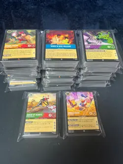 Lorcana Reign of Jafar Bulk C, U, R, and SR 1000+ Cards - Image 1