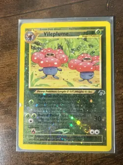 Vileplume Southern Islands Played 45/64 2001 Holo Rare Pokemon Card TCG - Image 1