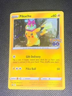 Pikachu SWSH234 - Pokemon Go Promo Pokemon Card - NM - Image 1