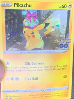 Pikachu SWSH234 - Pokemon Go Promo Pokemon Card - NM - Image 2