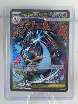 Mega Charizard x EX 023 Me: Mega Evolution Promo Holo Pokemon Card - Image 1