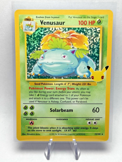 Pokemon Card Venusaur 15/102 Holo Rare Sword Shield Celebrations Singles NM - Image 1