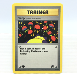 Pokemon Card Sleep! Rocket’s Secret Machine 79/82 First Edition Team Rocket #23 - Image 1