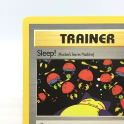 Pokemon Card Sleep! Rocket’s Secret Machine 79/82 First Edition Team Rocket #23 - Image 2