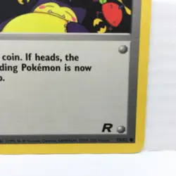 Pokemon Card Sleep! Rocket’s Secret Machine 79/82 First Edition Team Rocket #23 - Image 5