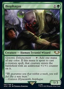 1x Biophagus NM-Mint, English Universes Beyond: Warhammer 40,000 MTG Magic - Image 1