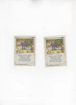 Lot of 2 Magic the Gathering MTG revised #3rd Edition Karma - Image 1