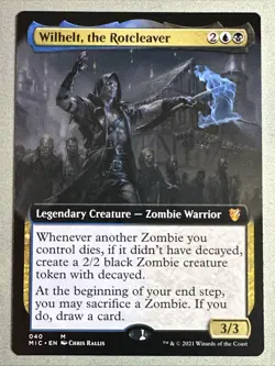 MTG / Wilhelt, the Rotcleaver / MIC / #40 / Regular (Extended Art) / Mythic / NM - Image 1