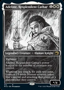Adeline, Resplendent Cathar (Showcase Eternal Night) [Innistrad: Midnight Hunt] - Image 1