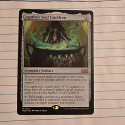 Agatha's Soul Cauldron Wilds of Eldraine Mythic Legendary Artifact Wizards Engl… - Image 1