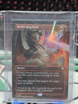 MTG Magic the Gathering Deflecting SWAT Borderless Foil NM 698 - Image 1