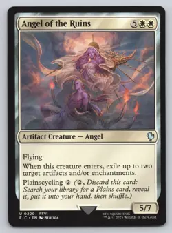 MTG - Commander: FINAL FANTASY - Angel of the Ruins #229 -C930 - Image 1