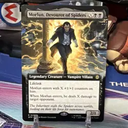 Morlun, Devourer of Spiders (Extended Art) 257 (R) MTG Marvel's Spider-Man (SPM) - Image 1